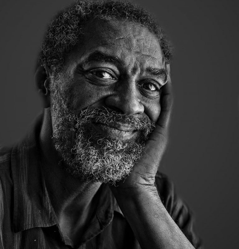 man smiling